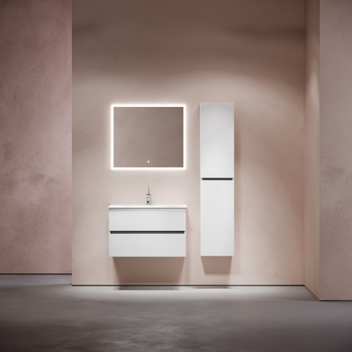 Тумба под раковину Sancos Urban UR80W 80х50 подвесная цвет белый - фото 2